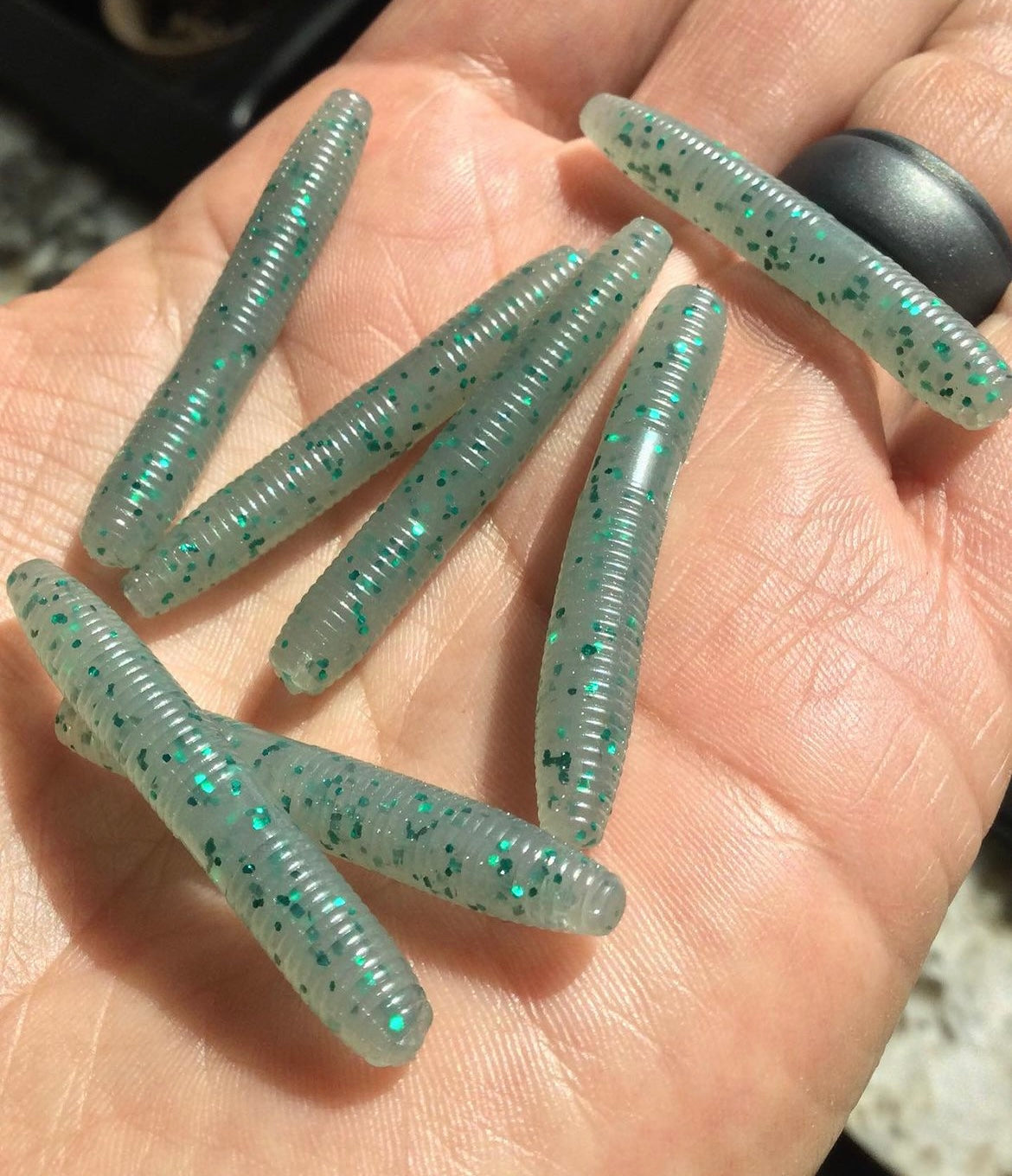10pc 1.5 "Green Mist" Stick Bait