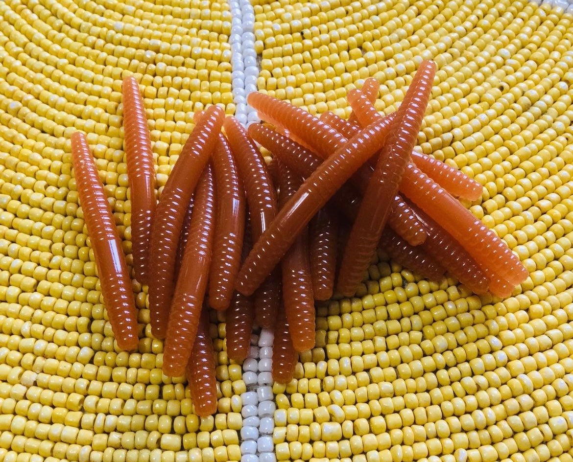 10pc 2inch "Night Crawler" Trout Worm