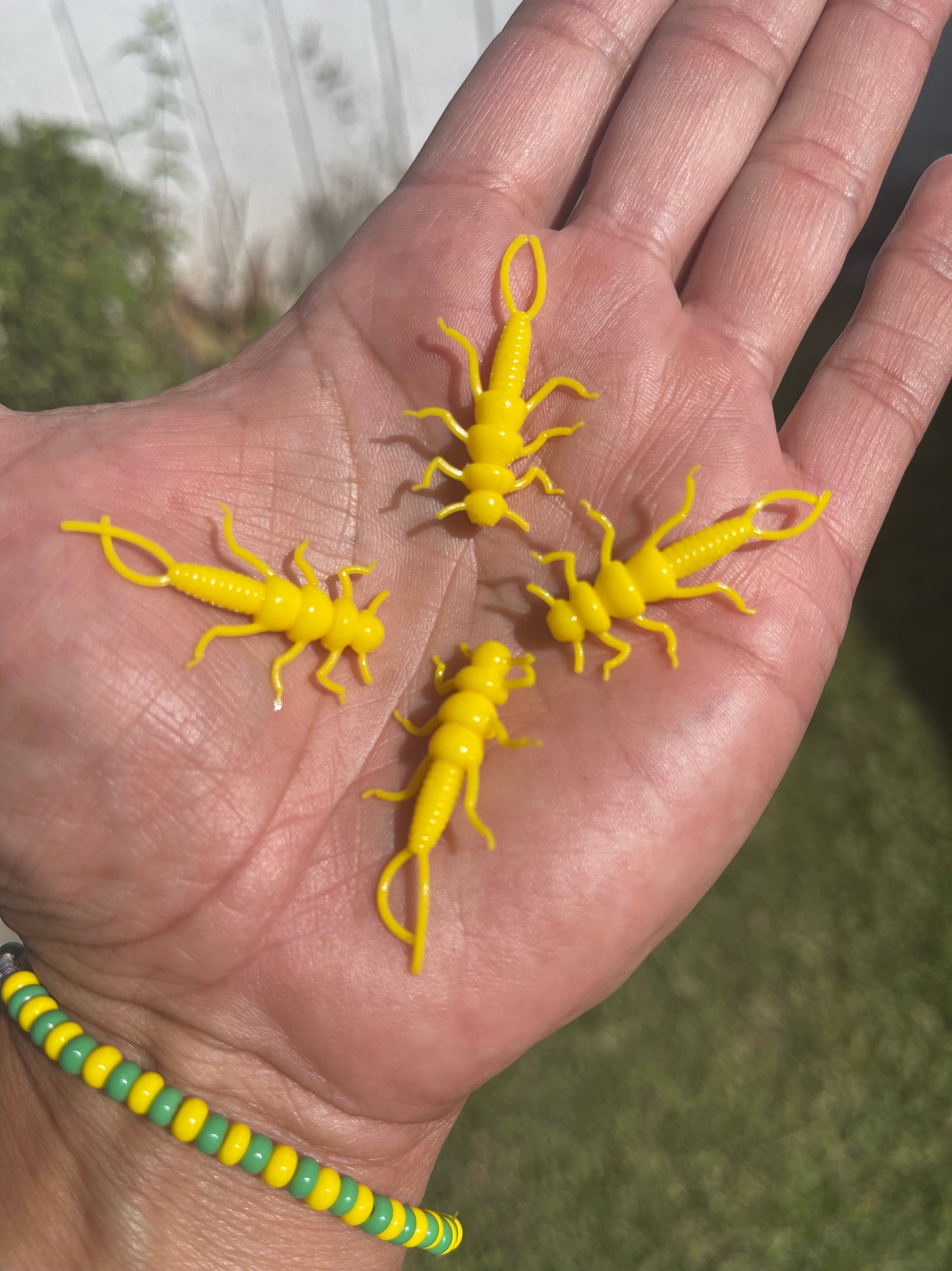 10p Floating 1.3” Sunshine Yellow” Trout Flies