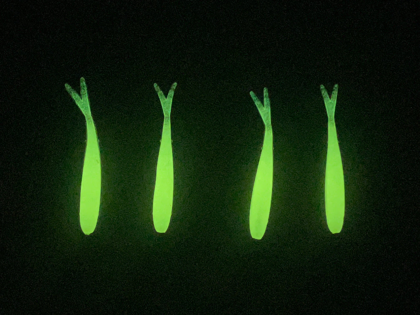 10pc 2in “Glowing Yellow” Minnows