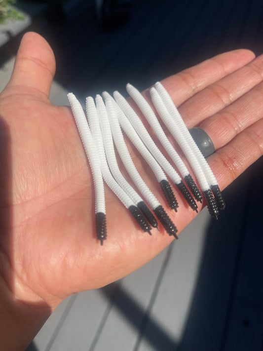 10pc 3.0 Trout Tails “Ying Yang”