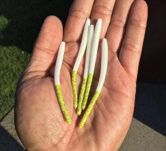 10pc 3inch Floating "Sour Cream Guacamole" Trout Tail