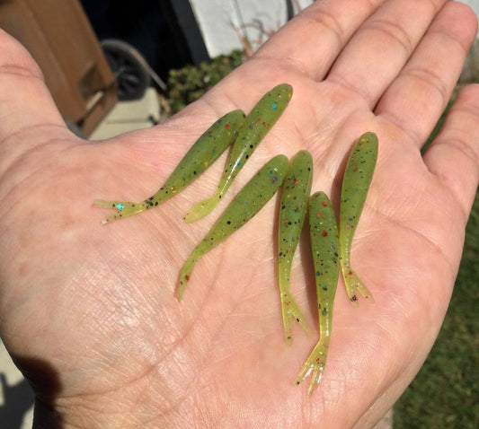 10pc 2inch "Olive Burst" Minnow