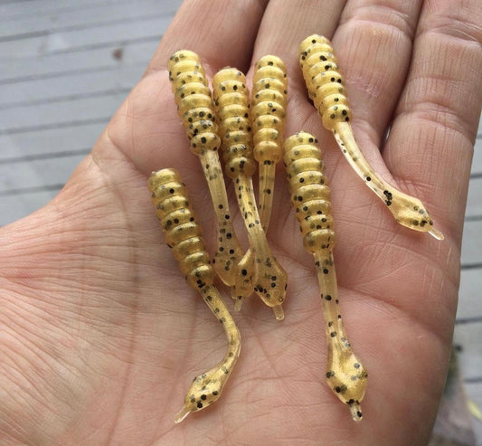 10pc 2inch "Golden Cheetah" Trout Slayer